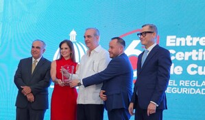 Reconocen a AES Dominicana por la excelencia en sus est&aacute;ndares de seguridad