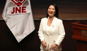 Keiko Fujimori declara su absoluto respeto a la separaci&oacute;n de poderes en Per&uacute;