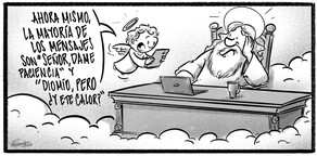 Caricatura de Noticiero Poteleche 24 julio 2026