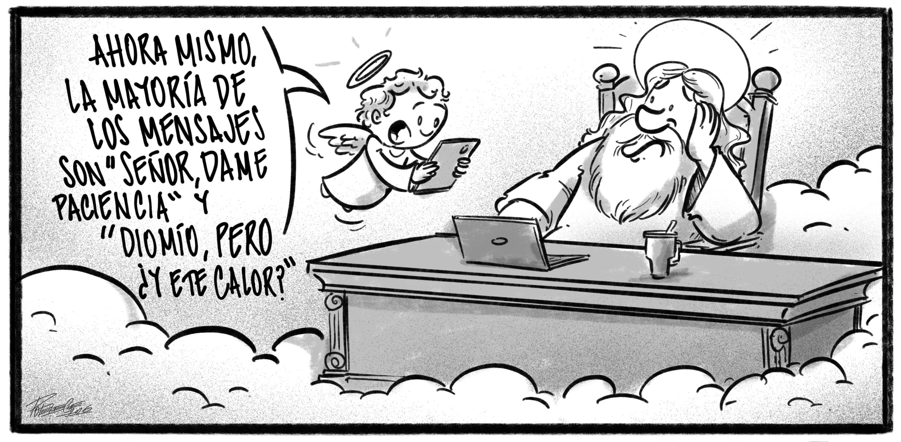 Caricatura de Noticiero Poteleche 24 julio 2026