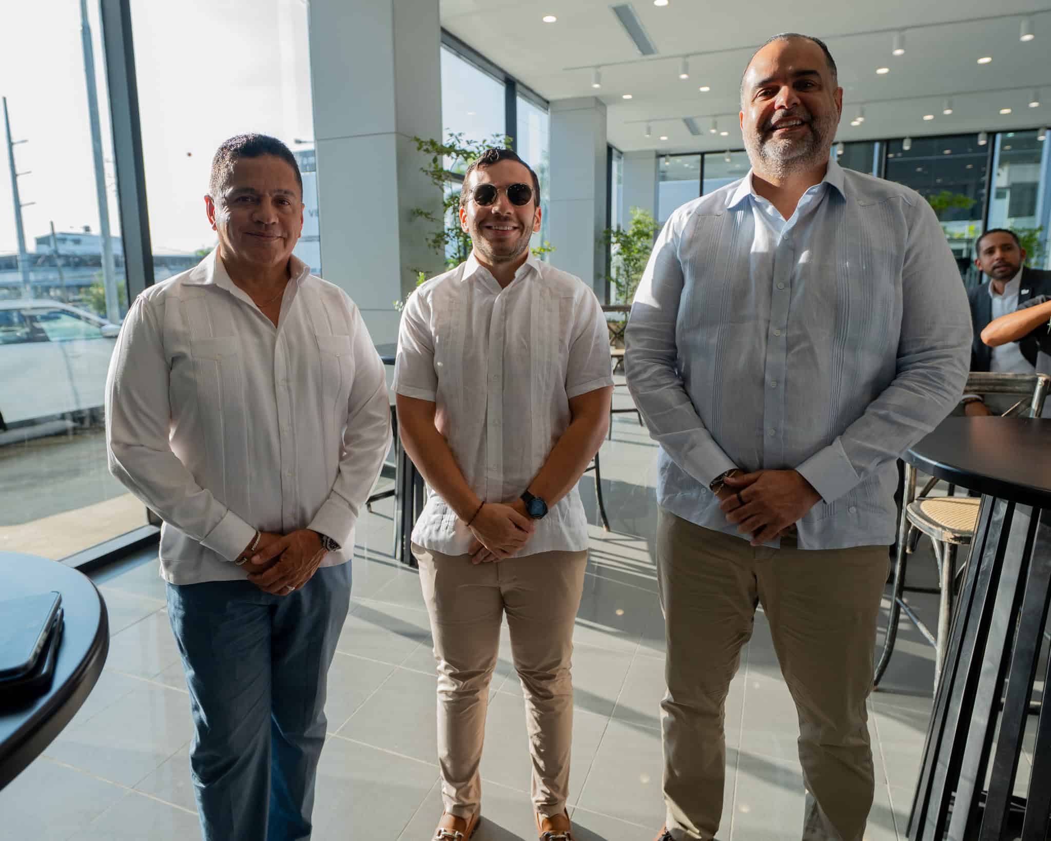 Ambioris Cabrera, Brayan Cabrera y Edward Faña.