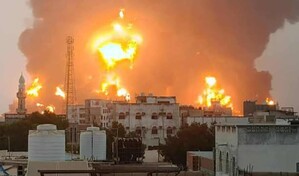 Múltiples ataques aéreos sacuden ciudad yemení de Hudeida tras ataque a buque saudí
