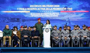 Delcy Rodr&iacute;guez cambia al jefe operativo de la Fuerza Armada y anuncia otras designaciones