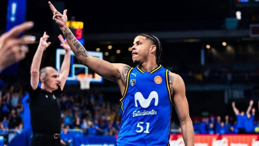 El escolta dominicano Omar Silverio seguirá una temporada más en Movistar Estudiantes
