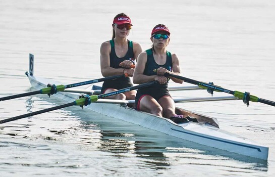 M&eacute;xico gana oro en femenino y bronce en masculino en el doble par de remos cortos