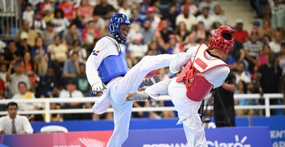 Wilfrido de la Cruz captur&oacute; el tercer oro dominicano en taekwondo en los Juegos Centrocaribe&ntilde;os