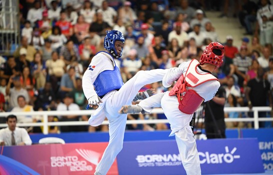 Wilfrido de la Cruz captur&oacute; el tercer oro dominicano en taekwondo en los Juegos Centrocaribe&ntilde;os