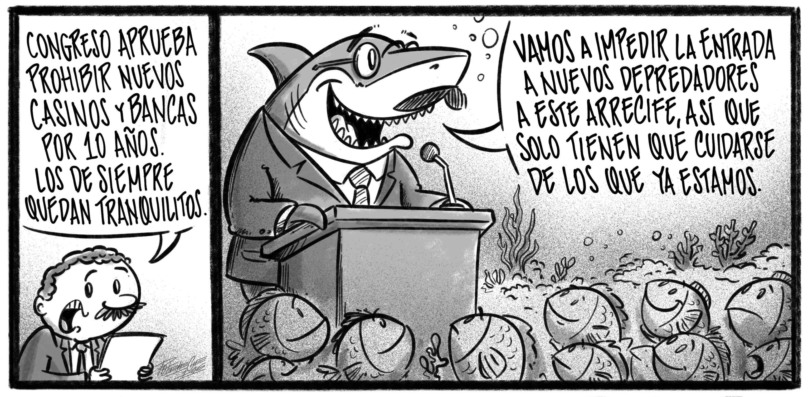 Caricatura de Noticiero Poteleche 28 julio 2026