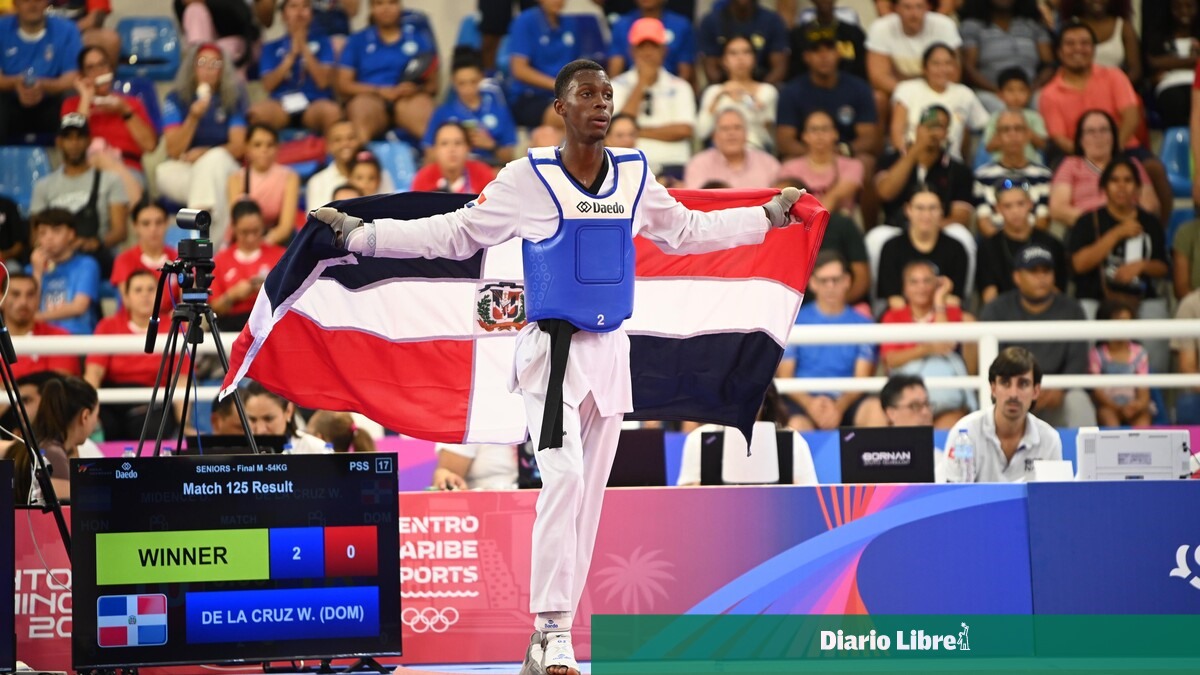 Wilfrido de la Cruz triunfa en taekwondo en Juegos Centroamericanos