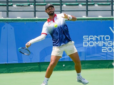 Juegos Centroamericanos: Nick Hardt conquista el oro en tenis