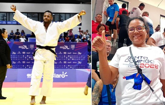Madre del judoca Robert Florentino, quinto oro de RD: "Cuando &eacute;l est&aacute; ah&iacute;, siento que soy yo"