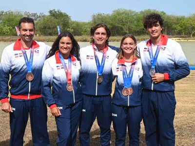 Santo Domingo 2026: Robert y Andrea Pigozzi con oro y plata
