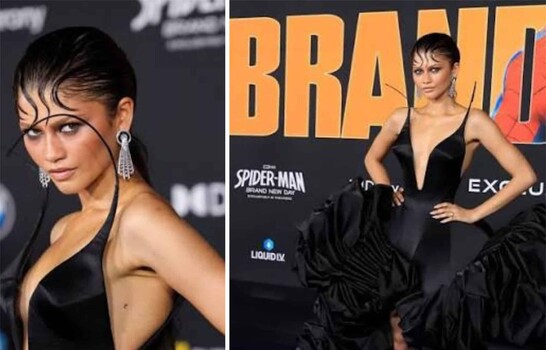 Zendaya vuelve a conquistar la alfombra roja con su mejor look ar&aacute;cnido