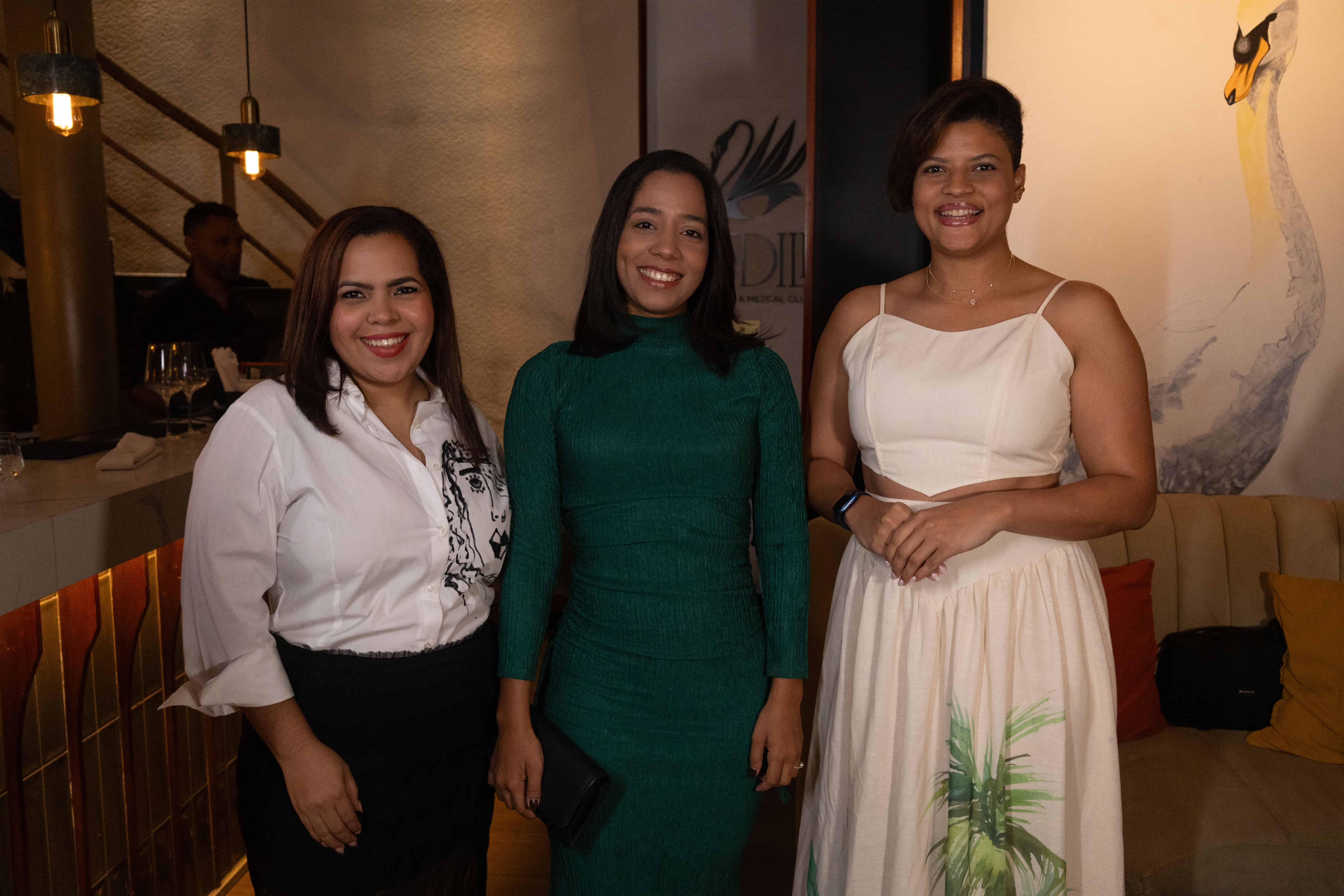 Marielle Araujo, Patria Herrera y Patricia Acosta