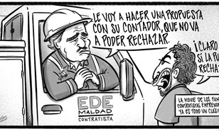 Caricatura de Noticiero Poteleche 30 julio 2026