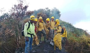 Reportan control de incendio en el Parque Nacional Montaña La Humeadora