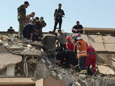 Televisión oficial Irán reporta ataques estadounidenses en noroeste
