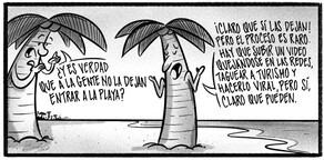 Caricatura de Noticiero Poteleche 31 julio 2026