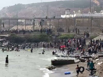 Cerrada frontera entre España y Marruecos en Melilla