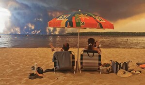 Cómo una foto de AFP se convirtió en un símbolo del verano de incendios en Europa