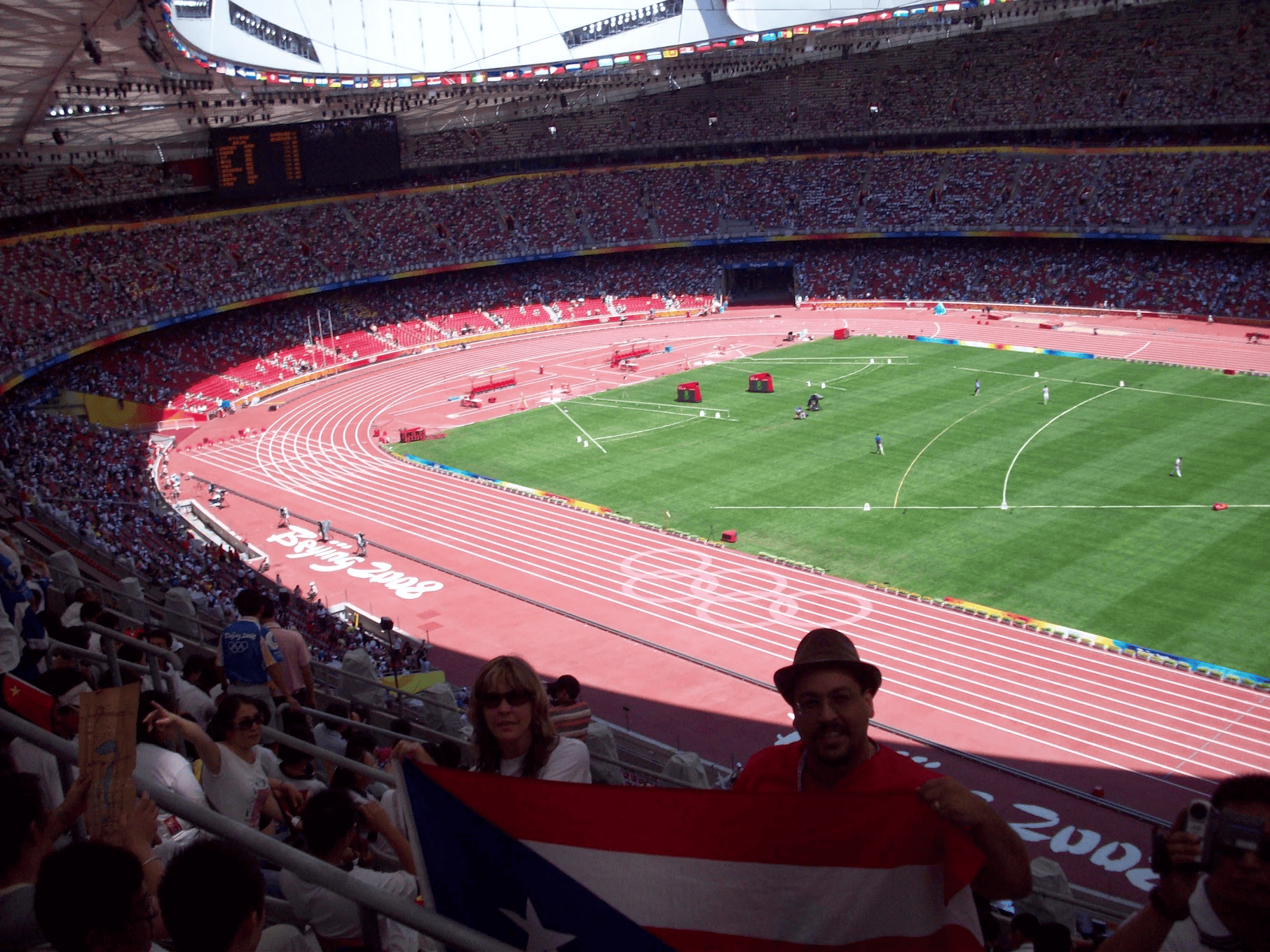 Durante los Juegos Ol&iacute;mpicos de Pek&iacute;n 2008 Puerto Rico estuvo representado por una delegaci&oacute;n de 22 atletas en ocho disciplinas.