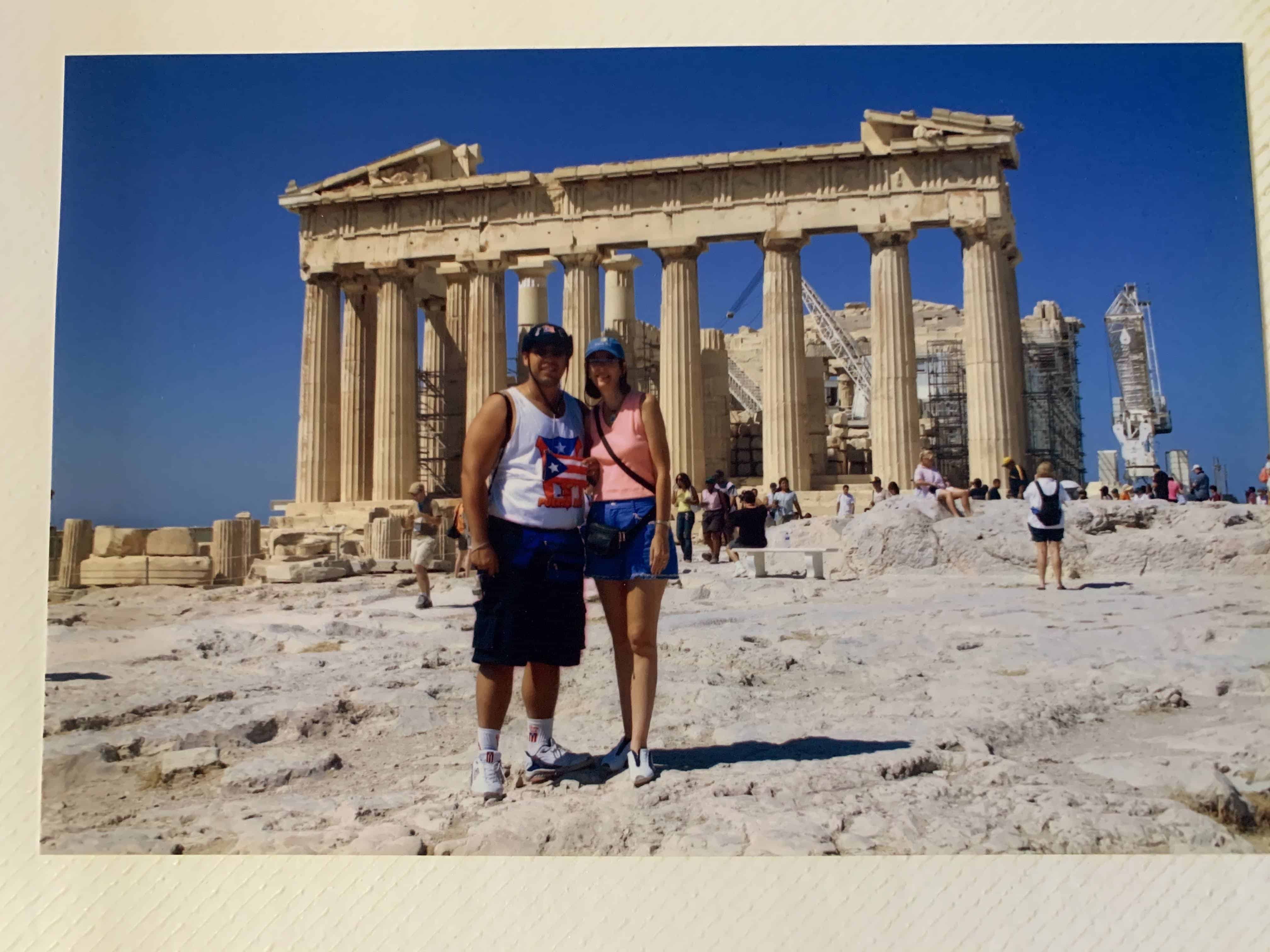 Rafael y Vanessa en los Juegos Ol&iacute;mpicos de Atenas 2004 celebrados del 13 al 29 de agosto.