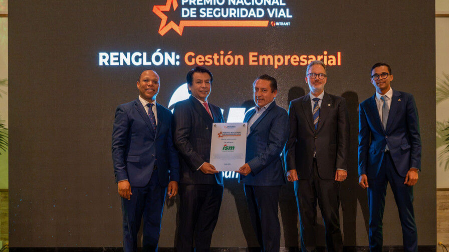 ISM recibe Reconocimiento Nacional a la Excelencia en Buenas Pr&aacute;cticas de Seguridad Vial Empresarial