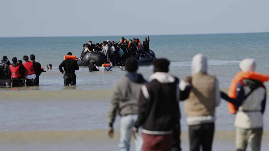 Récord de llegada de migrantes a las costas británicas en un día en 2026 Récord de llegada de migrantes a las costas británicas en un día en 2026