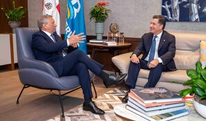Presidente del Banreservas y del Banco Popular analizan perspectivas del sistema financiero local