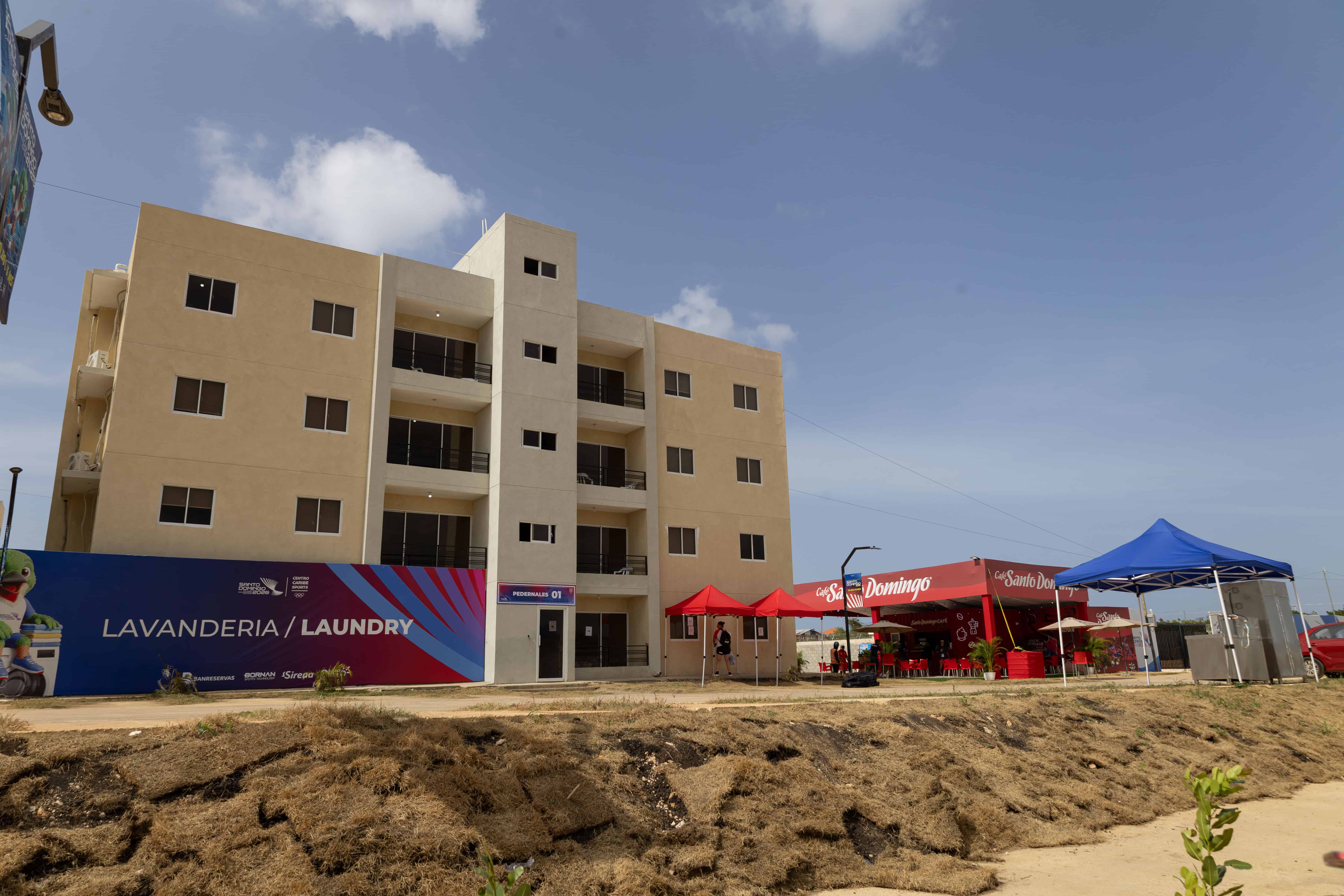 Una parte de los edificios de la Villa