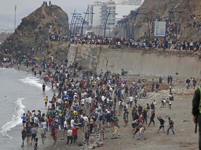 Crisis migratoria Ceuta: miles de migrantes llegan desde Marruecos
