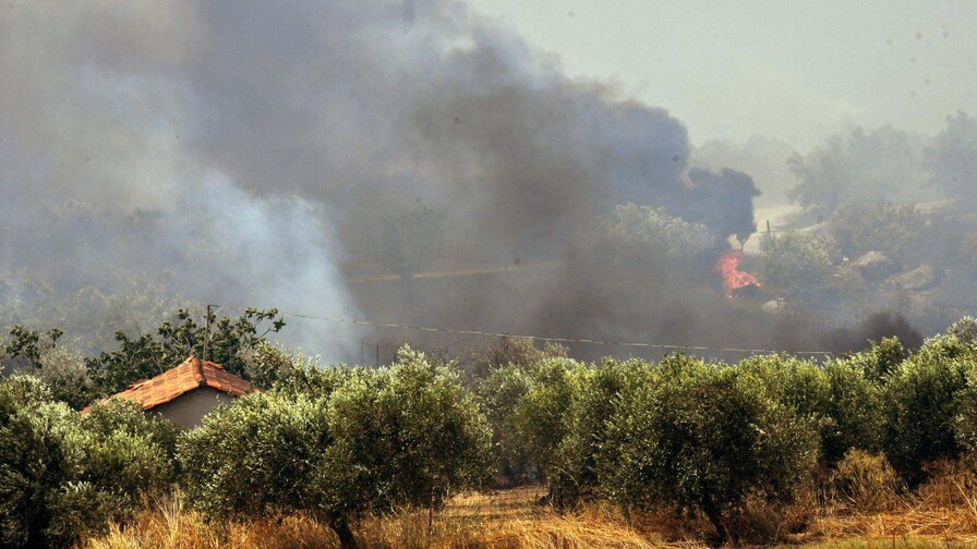 Las llamas amenazan Atenas, miles de bomberos luchan contra los incendios en toda Grecia