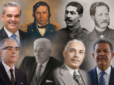 Presidentes dominicanos y su origen geográfico en la historia política