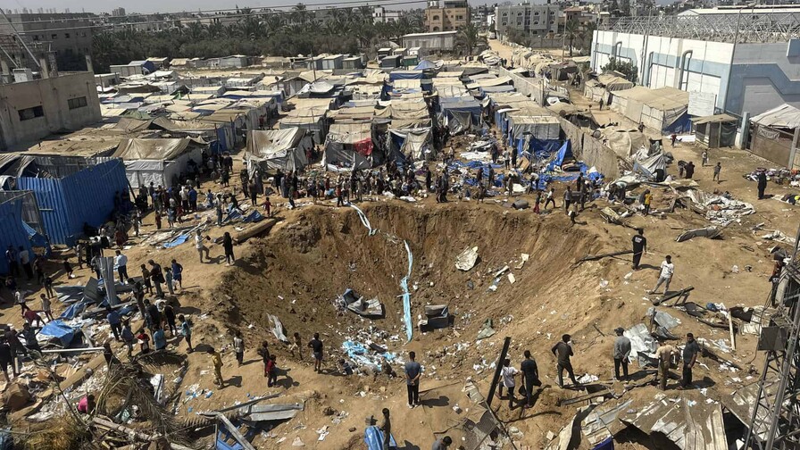 Bombardeos en Gaza dejan dos muertos y dañan almacenes de un hospital