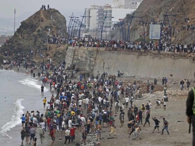 Crisis migratoria en Ceuta provoca cierre Schengen con Italia