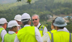 Abinader supervisa presa de Guaig&uuml;&iacute; y proyecta concluirla en 30 meses tras finalizar revisi&oacute;n del dise&ntilde;o