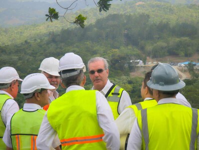 President Abinader inspects Guaigüí Dam progress, construction to begin after design review