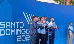 Frandiel G&oacute;mez y Jos&eacute; Calder&oacute;n: el d&uacute;o gourmet que gan&oacute; bronce en clavados en los Centroamericano