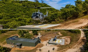 Ej&eacute;rcito reinaugura tres puestos fronterizos y habilita un helipuerto en la Sierra de Bahoruco