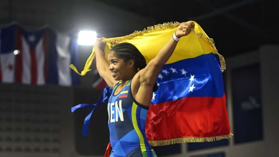 Nathataly Griman obtiene oro para Venezuela en lucha libre Nathataly Griman obtiene oro para Venezuela en lucha libre