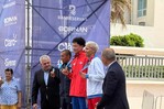 El oro de Álvaro Abreu no es una medalla es un medallón; primera vez en la historia