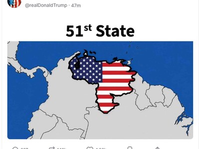 Trump Calls Venezuela 'State 51' on Social Media