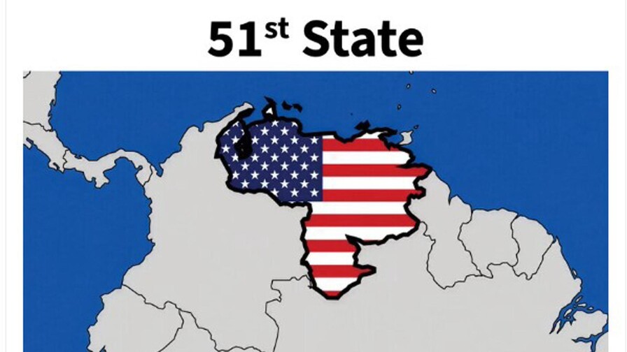 Trump llama “Estado 51” a Venezuela en una publicación en sus redes sociales Trump llama “Estado 51” a Venezuela en una publicación en sus redes sociales