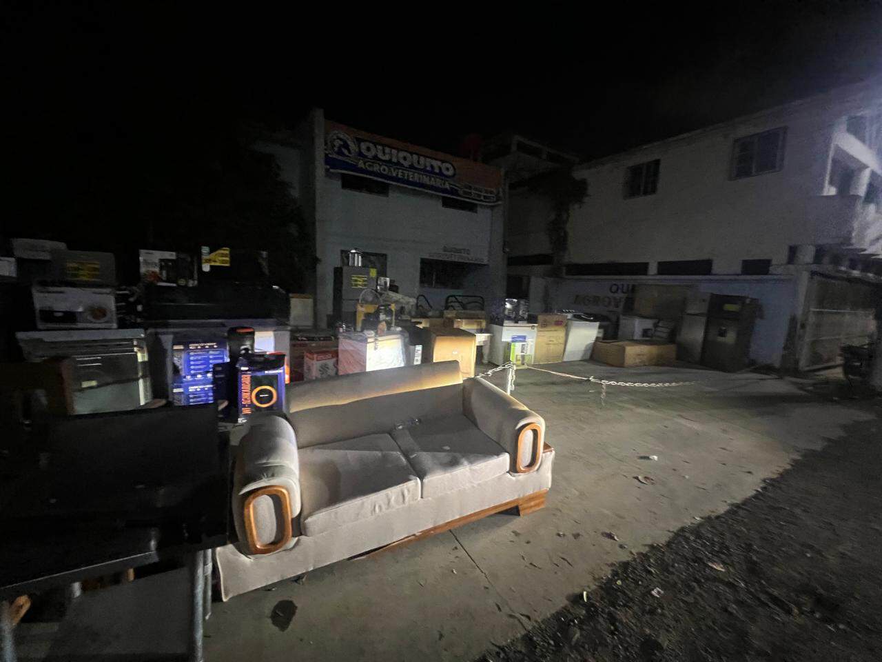 Unos 170 artículos fueron recuperados, ente electrodomésticos y otros ajuares.