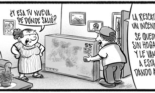 Caricatura de Noticiero Poteleche 3 agosto 2026