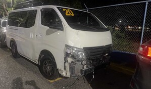Hombre captado conduciendo guagua en v&iacute;a contraria se hab&iacute;a robado el veh&iacute;culo, informa la Polic&iacute;a