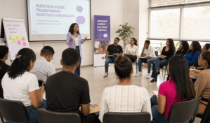 Fortalecimiento de vocer&iacute;as: j&oacute;venes l&iacute;deres capacitados para prevenir violencia