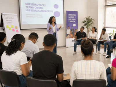Jóvenes líderes participan en taller fortalecimiento vocerías