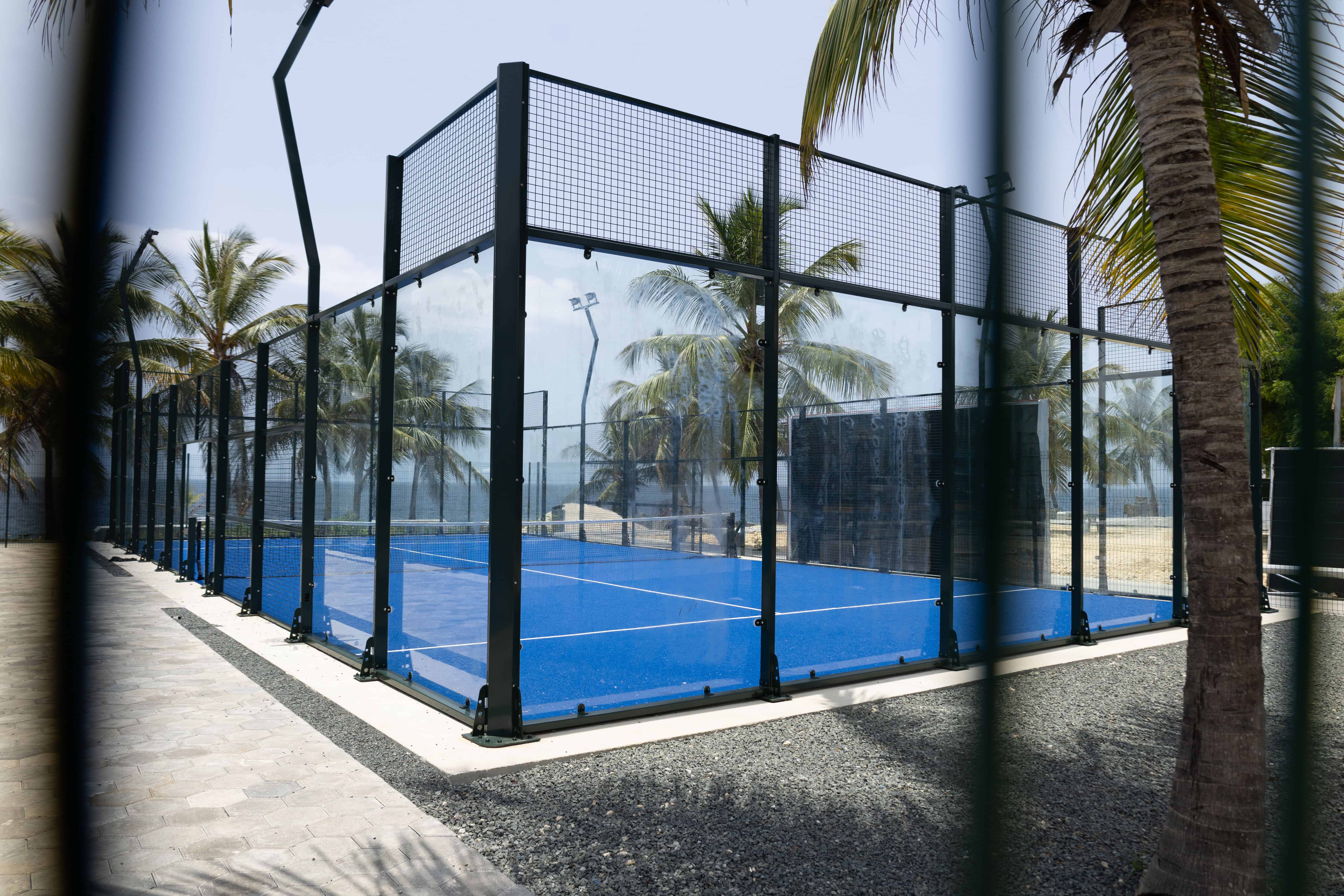 Cancha de pádel.