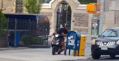 Captan a un hombre a bordo de una pasola robando correspondencia en el Alto Manhattan